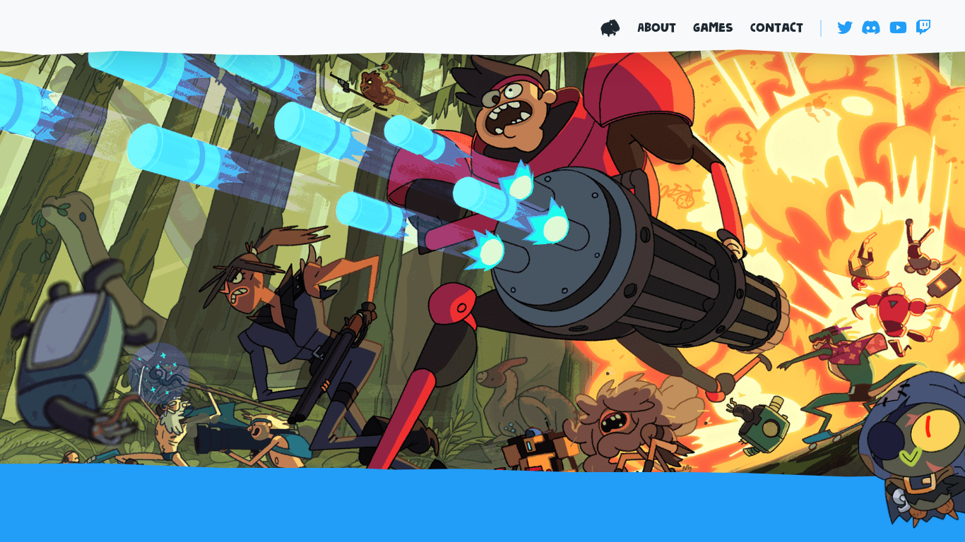 Super Time Force Landing page
