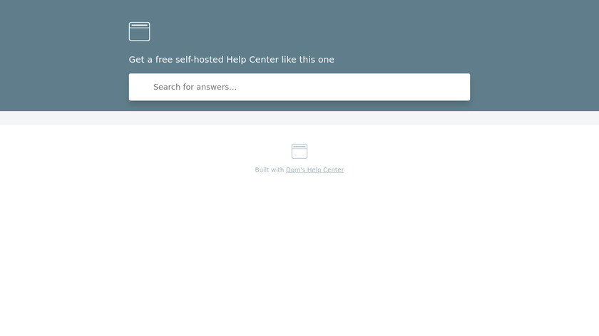 Free Help Center Landing Page