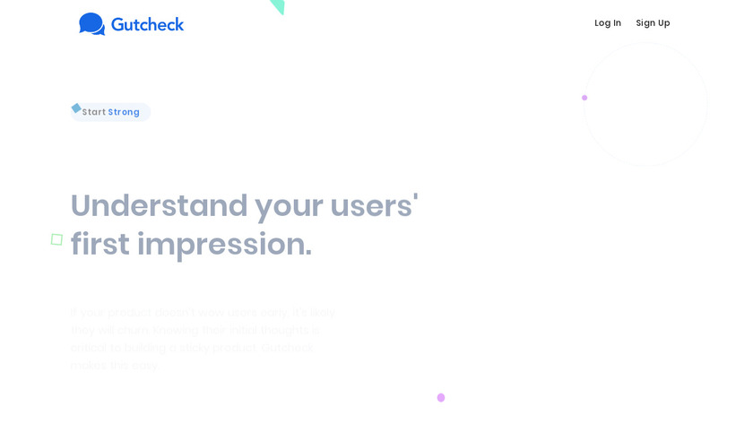 Gutcheck Landing Page