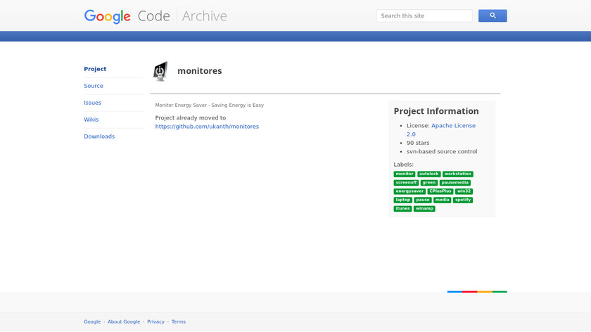 MonitorES (Monitor Energy Saver) Landing Page