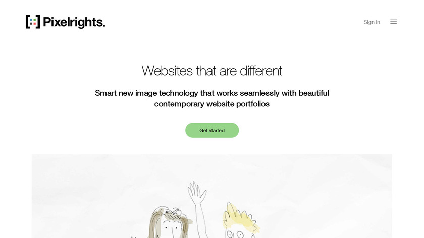 Pixelrights Landing Page