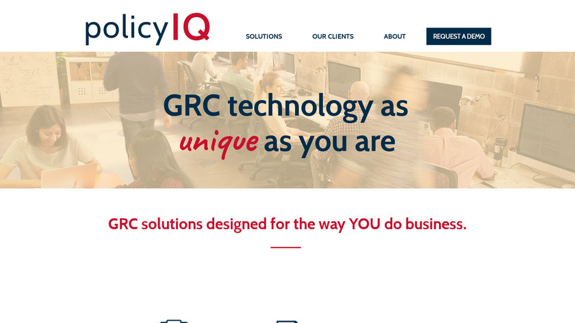 policyIQ Landing Page
