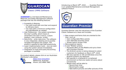 guardiancmms.com Guardian CMMS image