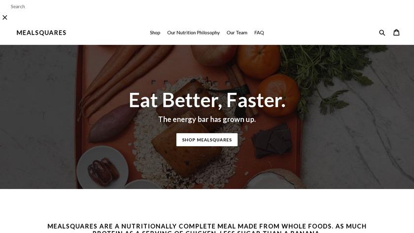 MealSquares Landing Page