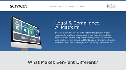 Servient E-Discovery Platform image