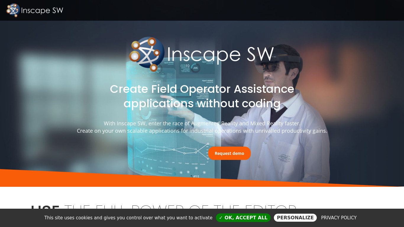 InscapeAR Landing page