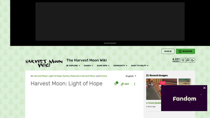 Harvest Moon: Light of Hope image