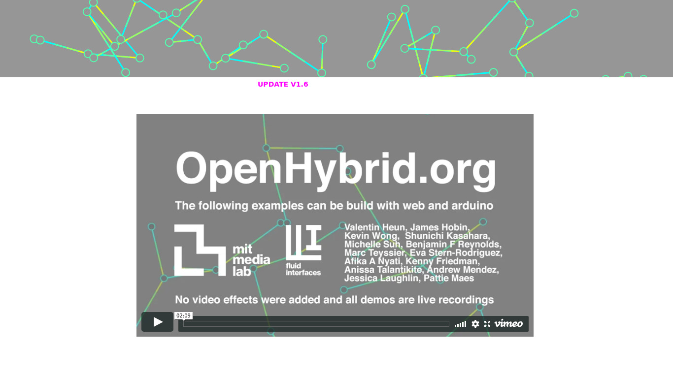 Open Hybrid Landing page