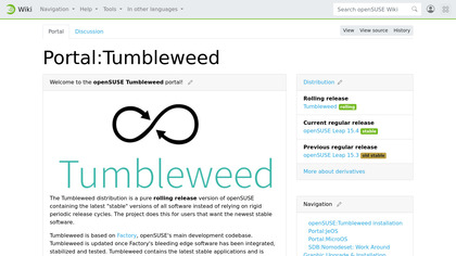 openSUSE Tumbleweed image
