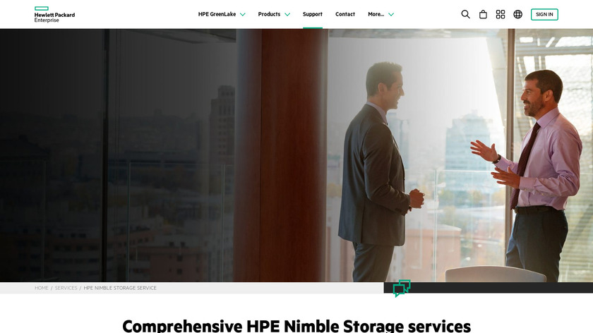 Nimble Storage Landing Page