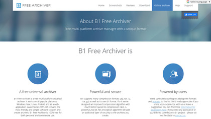 B1 Free Archiver image