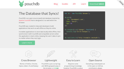 PouchDB screenshot