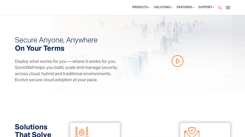 SonicWall Landing Page