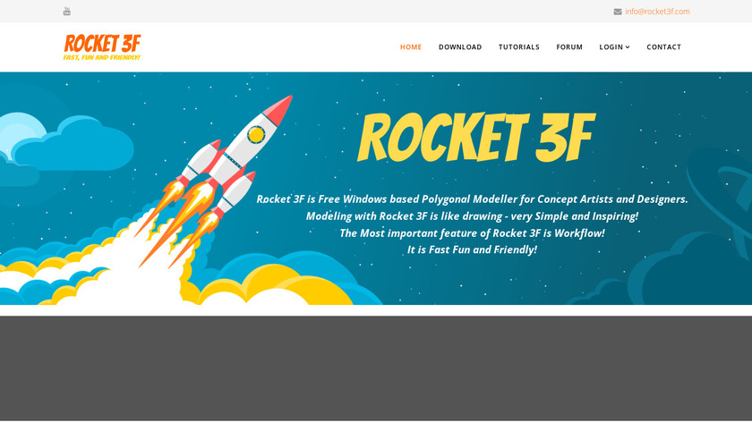 Rocket 3F Landing Page