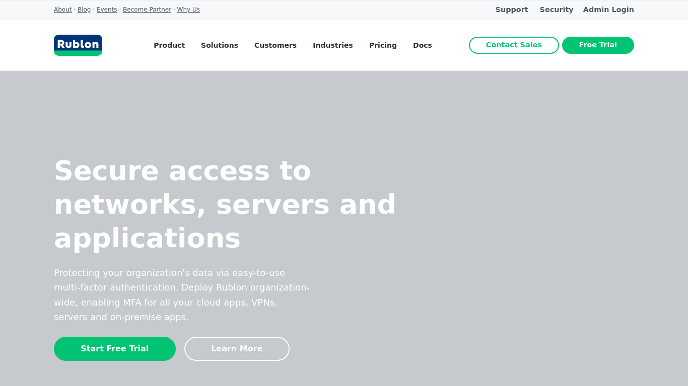Clef Landing page