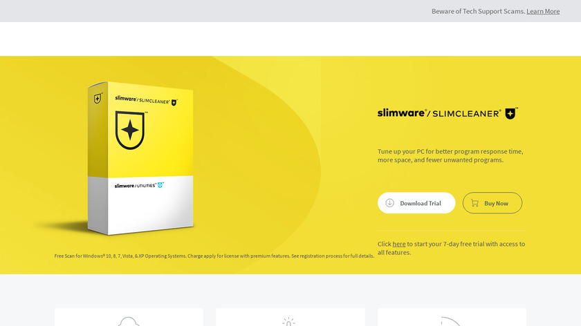 SlimCleaner Landing Page