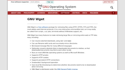 GNU Wget image