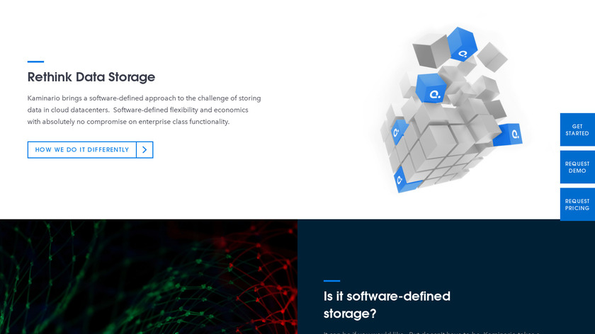 Kaminario Landing Page