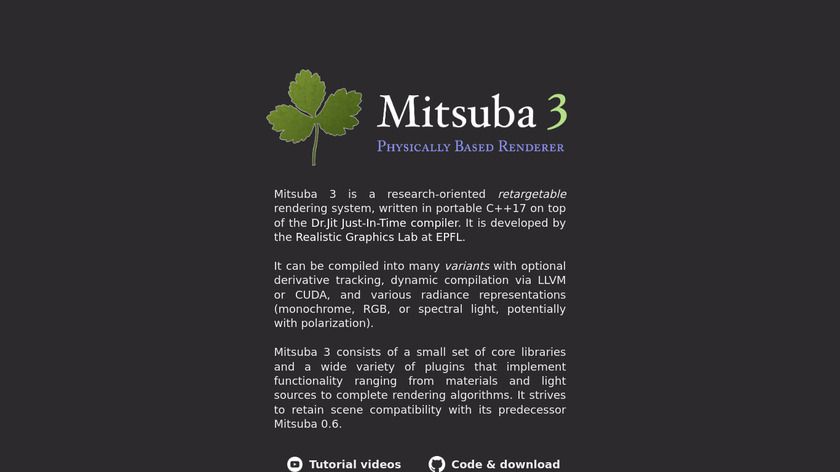 Mitsuba Landing Page