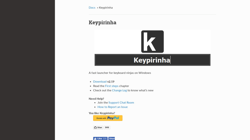 Keypirinha Landing Page