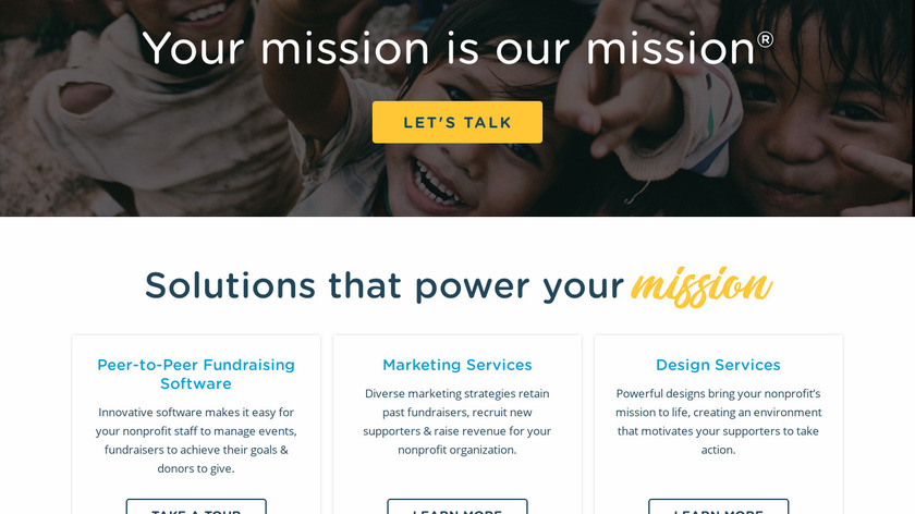 DonorDrive Landing Page