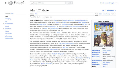Myst III: Exile image