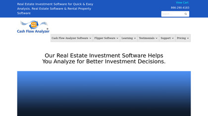 rentalsoftware.com Cash Flow Analyzer image