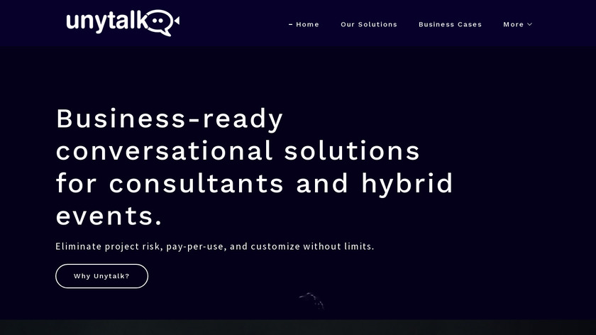 Unytalk Landing Page