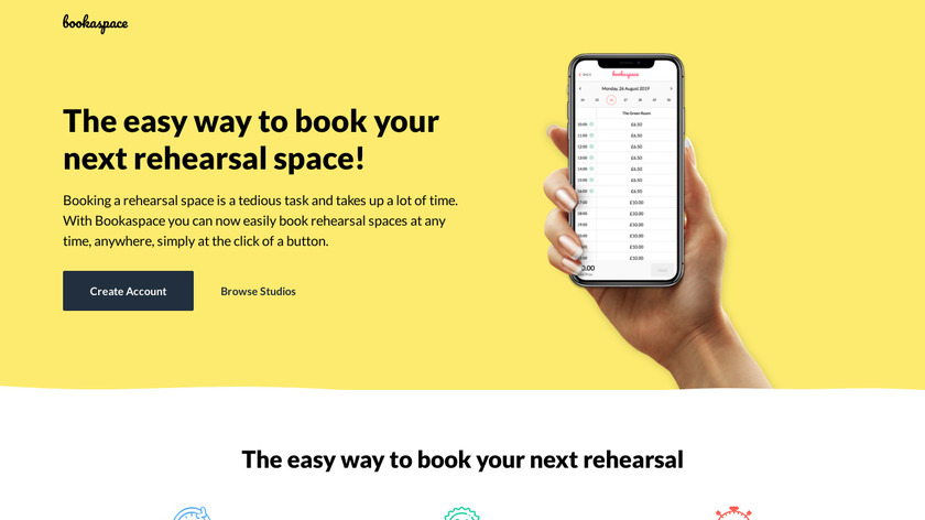 Bookaspace Landing Page