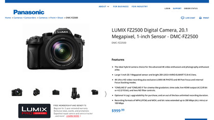 Panasonic Lumix DMC FZ2000/FZ2500 image
