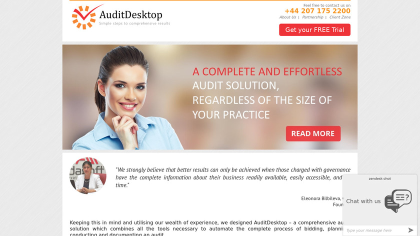 AuditDesktop Landing Page