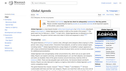 Global Agenda: Free Agent image