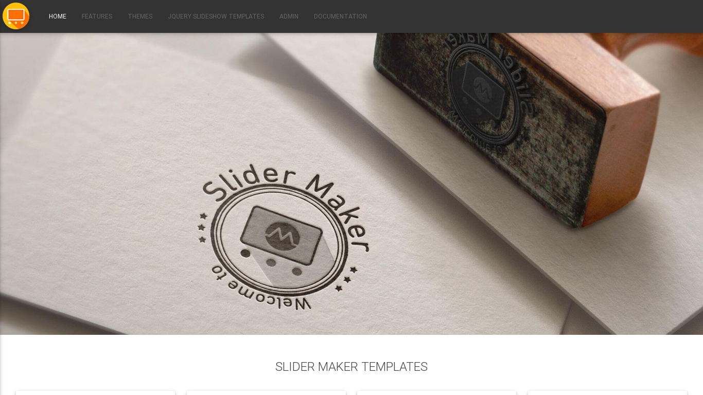 Slider Maker Landing page