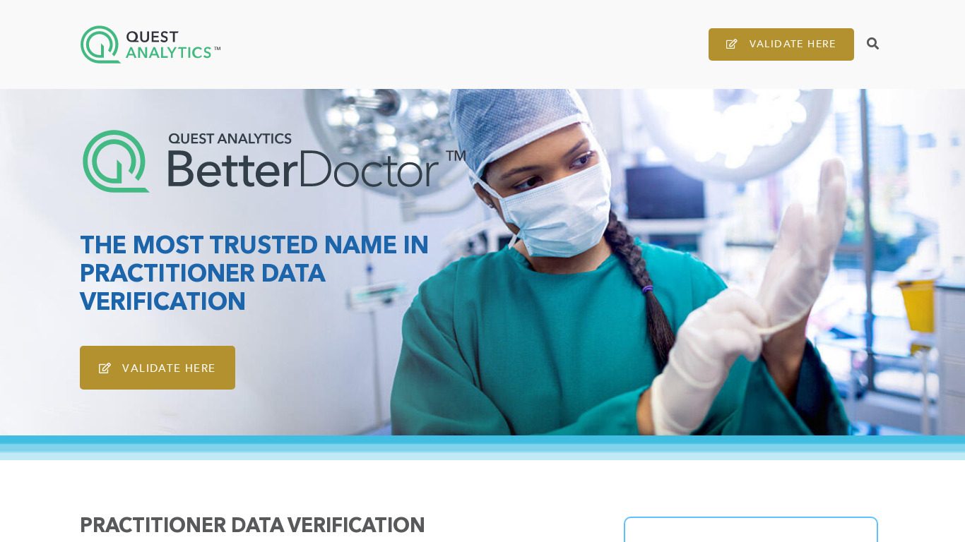 Better Doctor Landing page