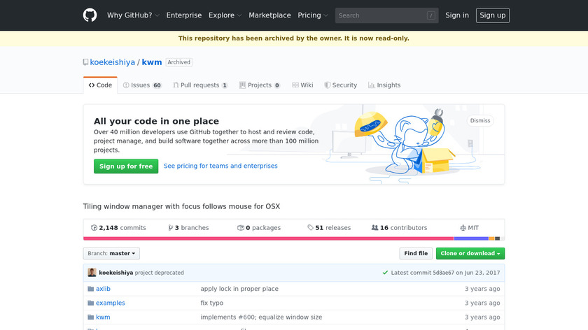 github.com KWM Landing Page