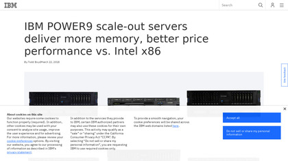 IBM POWER9 Servers image
