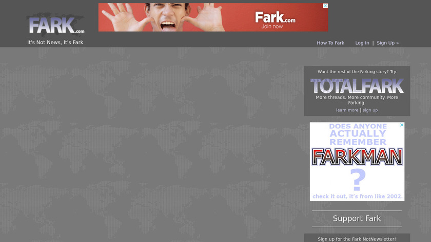 Fark Landing Page