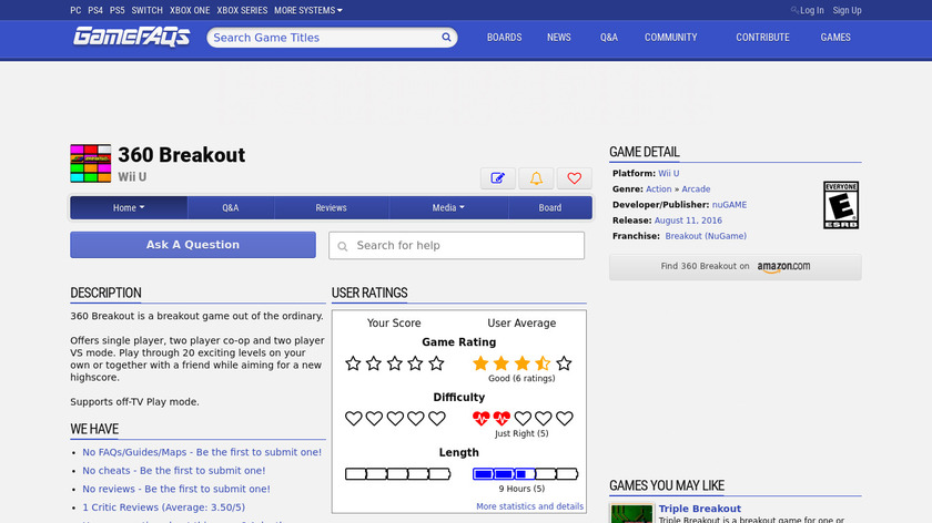360 Breakout Landing Page