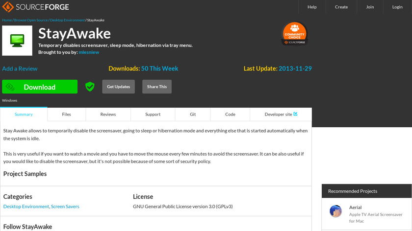 StayAwake Landing Page