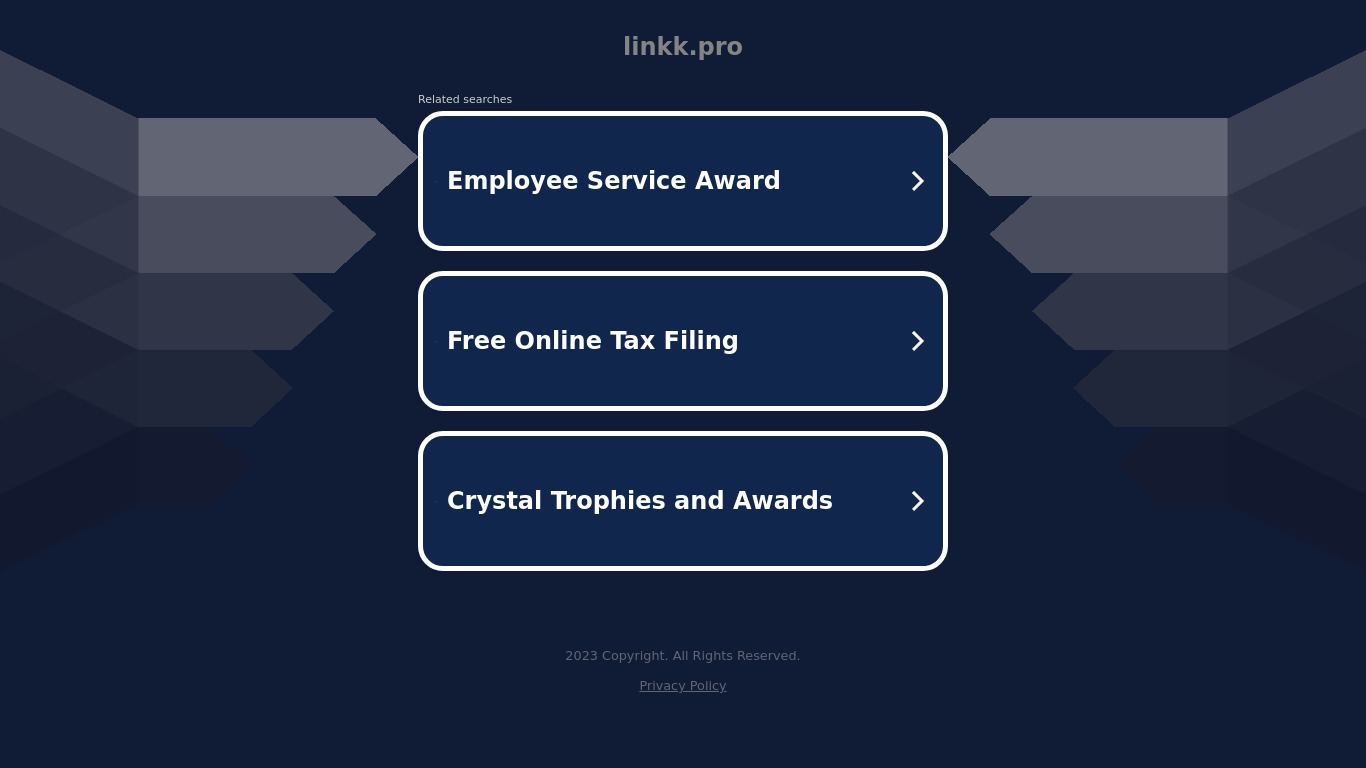 Linkk.Pro Landing page