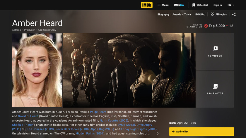 Amber Heart Landing Page