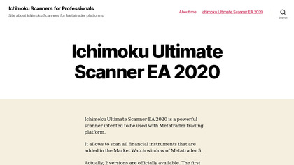 Ichimoku Ultimate Scanner EA 2020 image