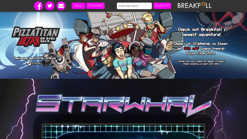 STARWHAL Landing Page