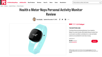 NuYu Personal Activity Monitor image