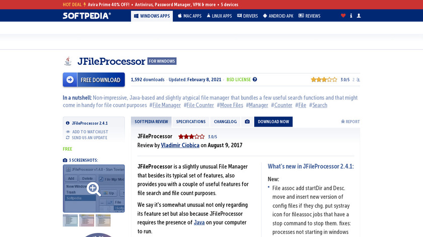 jFileProcessor Landing Page
