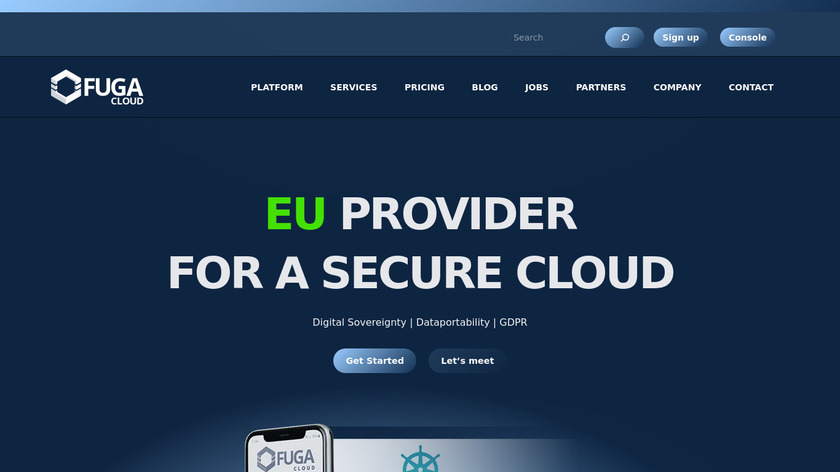 Fuga IO Landing Page