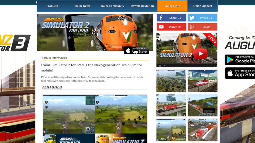 Trainz Simulator 2 Landing Page