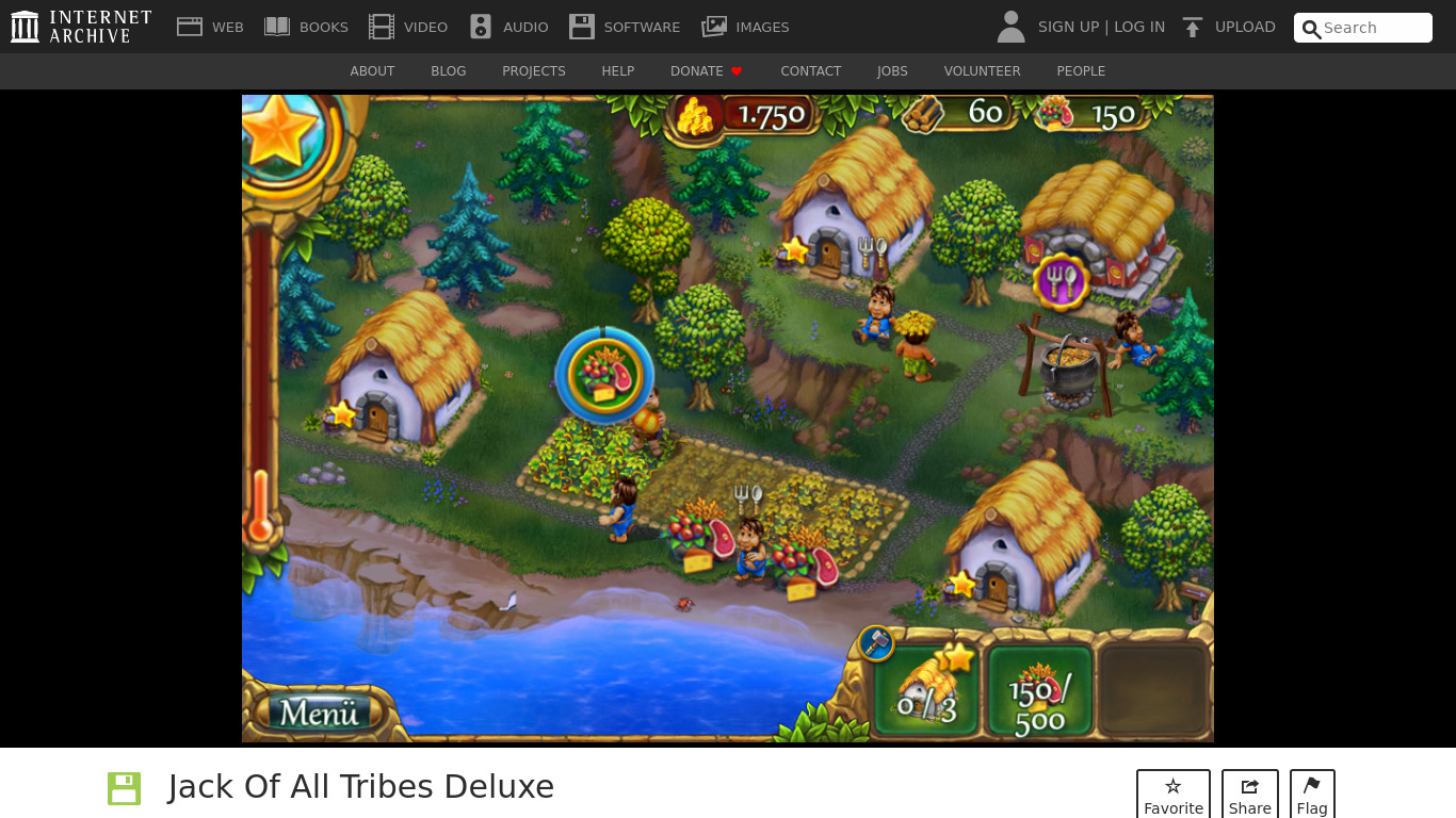 Jack of All Tribes Deluxe Landing page