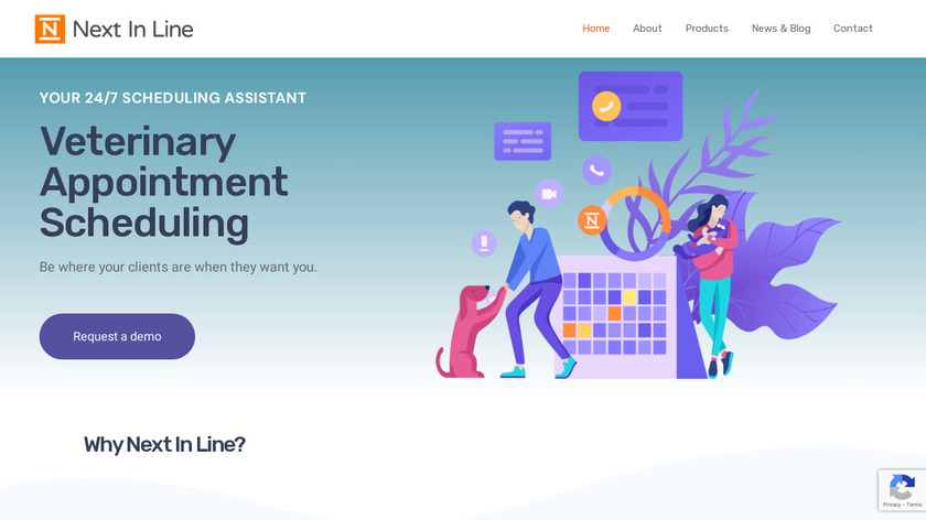 Next In Line Landing Page