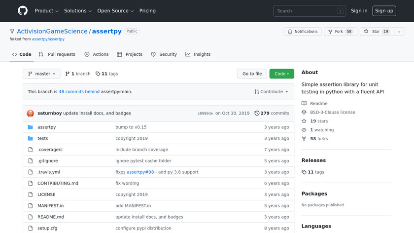 assertpy Landing Page